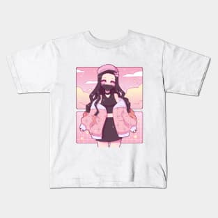 Nezuko Kawaii Fashion Kids T-Shirt